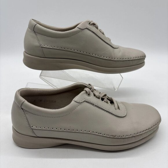 SAS Whisper Tripad Comfort Size 7M US Women’s Shoes Mocha Leather Oxfords - Picture 1 of 12